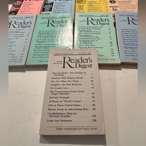 Reader’s Digest Selected Articles Large-Type Edition 9 Books